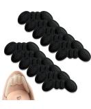 Women Heel Inserts - 6 Pairs Heel Protectors & Cushions for Loose Shoes - Prevent Heel Pain & Blisters - Black - Buy Online on GoSupps.com