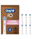 Oral-b io gentle cleaning on the plug brush for electric toothbrush 6 pieces gentle tooth cleaning with IO technology toothbrush attachment for oral-B toothbrushes mailbox-compatible packaging white 6 pieces (1 Pack) - Buy Online on GoSupps.com