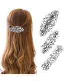 Jodsen 3 Pieces Retro Vintage Metal French Barrette Antique Crystal Barrette Rhinestone Pearl Hair Clips Vintage Flower Hair Slides Bridal Wedding Hairpins Head Pieces Jewelry Hair Accessory - Buy Online on GoSupps.com