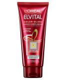 L'Or al Paris Elvital Color Protection hair treatment for rinsing for colored tinted or scanted hair color gloss miracle color care room 1 x 200 ml telescopic black - Buy Online on GoSupps.com