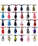 BIPY 30pcs Dog Neckties Collar Bow Tie Set for Small Medium Large Cats - Paw Printed Neck Ties for Parties, Birthdays, and Weddings - Buy Online on GoSupps.com