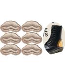 Space Lion Leather Heel Pads - Comfort Inserts for Loose Shoes & Boots | Prevent Heel Slip & Blisters - 3 Pairs (Nude 0.2 inch - Buy Online on GoSupps.com