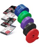 Buy Fitness Band Pull Up Resistance Band Set - Home Gym Equipment Kit | Tapping Aid + Training Book for Calisthenics & Bodybuilding - Buy Online on GoSupps.com