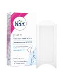 Veet Cold Wax Strips for Sensitive Skin - Easy-Gel Wax Technology for Legs & Body - 40 Pieces (20 Double Strips) - Buy Online on GoSupps.com