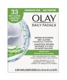 Olay 4-in-1 Sensitive Daily Facial Cloths 33 ct (Packaging May Vary) 6.5x6.5 Inch (Pack of 33) - Buy Online on GoSupps.com