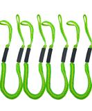 Bungee Dock Line for Boats | Mooring Rope Bungee Cord | Shock Absorbent Docking Rope for Boat, Kayak, Jet Ski | Green (4 Pack) - Buy Online on GoSupps.com