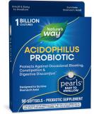 Nature's Way Probiotic Pearls Acidophilus - 90 Softgels for Digestive Health - Buy Online on GoSupps.com