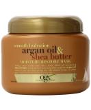 OGX Moisture Restore Mask - Hydrating Argan Oil & Shea Butter 8oz | Best Deep Conditioning Treatment for Soft Hair - Buy Online on GoSupps.com
