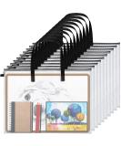 10 Pieces Portfolios Bags 19 x 25 Inches Waterproof Portfolios Bag Posters Storage Bags Supply Bags with Zipper and Handle for art Artworks  Bulletin Boards  Charts and Teaching Material - Buy Online on GoSupps.com