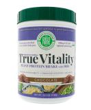 Green Foods True Vitality Plant Protein Shake with DHA - Chocolate Flavor | 25.2 oz | Non-GMO Vegan High Protein Supplement for Healthy Living - Buy Online on GoSupps.com