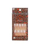 Gold Finger Full Cover Nails Gel Glam Ready to Wear Gel Manicure Long Nails GF94 - Buy Online on GoSupps.com
