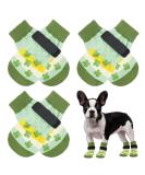 Kuoser Dog Socks - 3 Pairs Anti-Slip Paw Protection for Hardwood Floors | 6-Pack Green M - Buy Online on GoSupps.com
