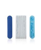 Iridesi Professional Mini Blue Finger Nail Files 120/240 Washable Emery Boards - Pack of 12 - Buy Online on GoSupps.com