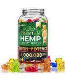 Wellution Hemp Gummies 2000000 XXL High Potency - Fruity Hemp Oil Gummy Bears - Buy Online on GoSupps.com
