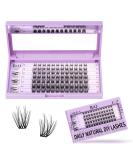 Eyelash Extensions 84 PCs Z06 B&C | DIY LASH Clusters for Beginners | Reusable Individual Lashes at Home | C-8-16mm Mix - Buy Online on GoSupps.com