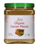 Jiva Organics Organic Garam Masala Powder 1lb Bulk Jar - Non-GMO, Salt-Free Indian Spice Blend - Buy Online on GoSupps.com