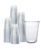 200 Count 16 oz Clear Plastic Party Cups - Disposable PET Cups for Water, Beer, and Beverages - Buy Online on GoSupps.com