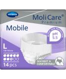Molicare Premium Mobile Disposable Pants - Incontinence Solution for Men & Women Size L (100-150 cm) 14 Pieces - Discreet & Comfortable 8 Drops Rating - Buy Online on GoSupps.com