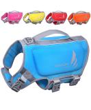 Vivaglory Dog Life Jacket | Skin-Friendly Neoprene Swimming Vest for Small Dogs & Puppies | XS Blue - Chest 41-51cm - Buy Online on GoSupps.com