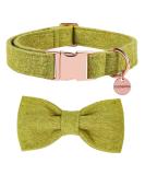 Dogwong Green Dog Collar with Removable Fly - Adjustable Comfortable Pet Collar for Small & Medium Dogs - Ideal Gift for Girls - X-Large Pack of 1 - Buy Online on GoSupps.com