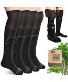 Buy Bamboo Viscose Walking Boot Socks (2 Pairs) - Lightweight Cast Sock Liners for Fracture Boots - Black - Buy Online on GoSupps.com
