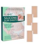 Reusable Silicone Scar Sheets for Surgical Scars | Pack of 4 | Soft Silicone Scar Removal Tape for C-Section Keloid & Burn Scars - Travel Size 1.6 x 3 Inches - Buy Online on GoSupps.com