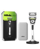 Gillette Labs Exfoliating Razor White Handle 2 Blade Refills Travel Case and Stand silver 2 count 1 count (Pack of 1) - Buy Online on GoSupps.com