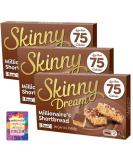 3 x Skinny Dream Bars Millionaire's Shortbread Bundle With Oerich Inspirational Card - Buy Online on GoSupps.com