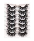 Fyonas 20MM Super Fluffy Dramatic False Eyelashes - 7 Pairs Set for Cosplay & Punk Looks - Buy Online on GoSupps.com