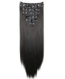 CAISHA by PRETTYSHOP XXL 24 Chocolate Brown Clip In Hair Extensions Set - Straight Hairpiece #4 - Buy Online on GoSupps.com