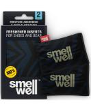 SmellWell Odour Eliminating Air Purifying Bags (2 Pack | 100g) Activated Bamboo Charcoal Air Freshener for use from Gym to Car to Home (Black Zebra Original) 2 count (Pack of 1) Black Zebra - Buy Online on GoSupps.com