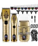 RESUXI Professional Hair Clippers for Men - Cordless T-Blade Trimmer & Grooming Kit - Electric Shavers & Beard Trimmer Set for Barbers - Buy Online on GoSupps.com