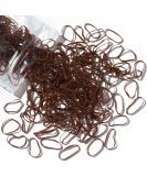 Teenitor 300pcs Elastic Hair Bands - Light Brown Rubber Ties for Kids & Teens | Best Small Hair Accessories - Buy Online on GoSupps.com