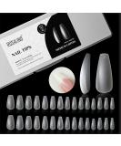 Rosalind Gel Nail Tips - 300PCs Medium Ballerina Full Cover Matt - No-File Soft Gel Nail Tips for Extensions - 15 Sizes - Ideal for Professional & DIY Use - Buy Online on GoSupps.com