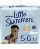 Swim Diapers Size 5-6 - Huggies Little Swimmers Disposable Swimming Diapers, Large, 17 Ct 17 Count (Pack of 1) - Buy Online on GoSupps.com