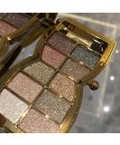 Glitter Eyeshadow Palette - 10 Shimmer Colors, Long Lasting & Waterproof - Professional Nude Makeup Set for Women - Buy Online on GoSupps.com