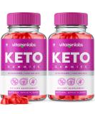 VitazenLabs Keto Gummies (2 Pack) - ACV 1000mg Apple Cider Vinegar Supplement for Men & Women | Vegan Formula 120 Gummies - Buy Online on GoSupps.com