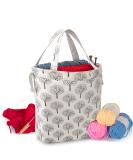 Teamoy Knitting Tote Bag with Drawstring Closure, Portable Yarn Storage Bag for Knitting Needles, Yarn Skein and Crochet Supplies, Tree (Bag Only) - Buy Online on GoSupps.com