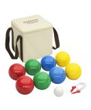 Gosports Backyard Boccia sets with 8 balls pallino suitcase and measuring rope-choose classic resin balls between classic resin soft and bright LED sets - Buy Online on GoSupps.com