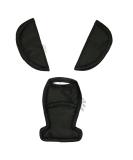 Belts Pads Shoulder Strap and Crotch Cover Universal fits Most car seat & Maxi COSI (Black) rich black - Buy Online on GoSupps.com