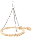 Nobby Cage Toy Sisal Swing Ring natural 24 x 18 cm - Buy Online on GoSupps.com