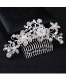 Bridal Wedding Hair Comb Headpiece with Pearls - Sparkly Hair Accessories for Women, Brides, and Bridesmaids - Buy Online on GoSupps.com