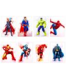 8pcs Superheroes Watercolor Art Posters - Canvas Wall Art for Kids' Rooms | Anime Murals & Decorations | Perfect Boys' Gifts - 22x31cm (Unframed) - Buy Online on GoSupps.com