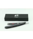 Buy GBS Carbon Steel 5/8 Straight Razor - Imitation Carbon Fiber Handle | International Shipping Available - Buy Online on GoSupps.com