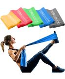Resistance Bands for Physical Therapy & Home Exercise - Latex & Non-Latex - 50 Yards Roll | SET5-ALL - Buy Online on GoSupps.com