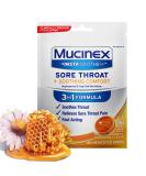 Mucinex InstaSoothe Sore Throat + Soothing Comfort Honey & Echinacea Flavor, Fast Acting, Powerful Sore Throat Oral Pain Reliever, 40 Medicated Drops