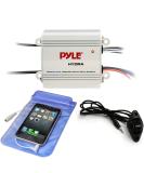 Pyle 2-Channel Bridgeable Marine Amplifier with Bluetooth Speakers - White | Perfect for Your Boat Audio System! - Buy Online on GoSupps.com