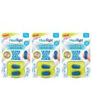 Ultra Soft Foam Ear Plugs - Comfortable 3-Pack for Superior Noise Reduction | Large Size - Buy Online on GoSupps.com