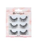 Invogue Vault 4 Multipack Lashes - 3 Pairs | Premium 100g False Eyelashes for Stunning Eyes | International Shipping Available - Buy Online on GoSupps.com