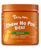 Zesty Paws Chew No Poo Bites - Coprophagia Deterrent for Dogs - Probiotic Digestive Enzymes - Chicken Flavor - 90 Soft Chews - Buy Online on GoSupps.com